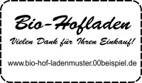 Holz 110x65mm-Bio-Hofladen